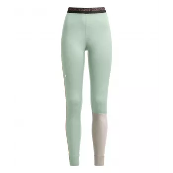 Ortovox 185 Rock N Wool Long Pants Mujer Pantalón Interior Técnico - Green Acid, Talla M
