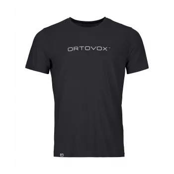 Camiseta Ortovox 150 Cool Brand - Black Raven, talla S