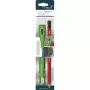Set portarrotuladores Pica con sacapuntas integrado Pocket Bundle, negro y grafito