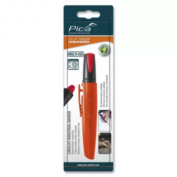 Rotulador permanente Pica VISOR, rojo / SB