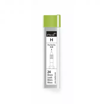 Recargas Pica Fine-Dry H - 10 minas, 0,9 mm, grafito