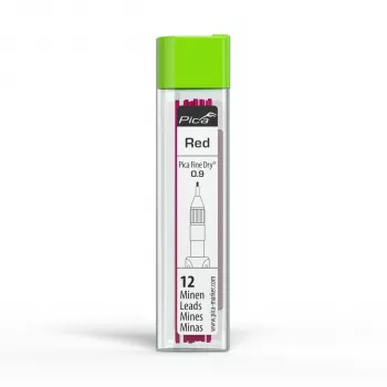Recargas Pica Fine-Dry rojo - 8 minas, 2,8 mm, 125 mm