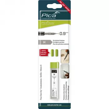 Recargas Pica Fine-Dry H - 10 minas de grafito 0,9 mm 125 mm