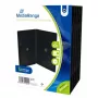 MEDIARANGE Retail Pack funda DVD doble - caja de vídeo DVD - capacidad: 2 CD/DVD - negro (pack de 5)