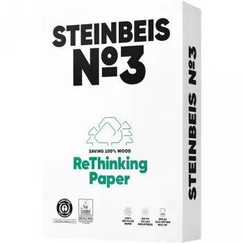 Steinbeis N.º 3 Papel reciclado A4 80 g/m² 500 hojas ISO 90