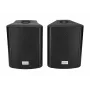 celexon 525-B Set de altavoces activos de 2 vías, 2 x 30 W RMS, con soportes de pared, negro (1000003398)