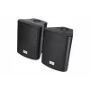 celexon 525-B Set de altavoces activos de 2 vías, 2 x 30 W RMS, con soportes de pared, negro (1000003398)