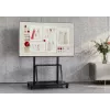 Celexon Economy 55110MP Soporte móvil para TV de pantallas planas, acero lacado, negro mate, tamaño de pantalla 139,7-279,4 cm (55-110 inch)