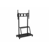 Celexon Economy 55110MP Soporte móvil para TV de pantallas planas, acero lacado, negro mate, tamaño de pantalla 139,7-279,4 cm (55-110 inch)