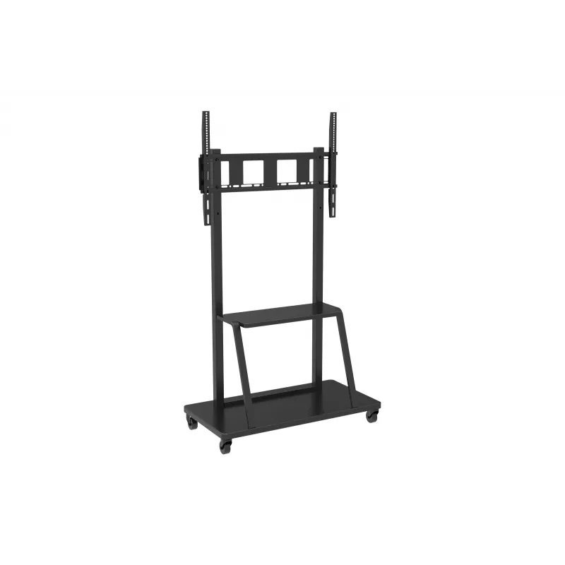 Celexon Economy 55110MP Soporte móvil para TV de pantallas planas, acero lacado, negro mate, tamaño de pantalla 139,7-279,4 cm (55-110 inch)