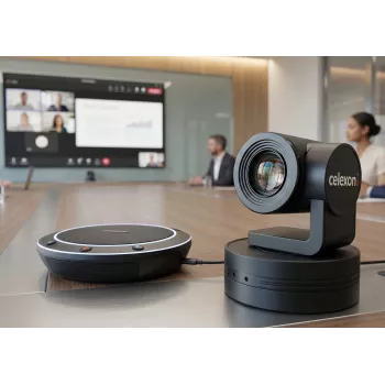 CELEXON VKS2040 Kit de videoconferencia - cámara Full HD 1080p, manos libres, mando a distancia