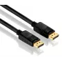 PureLink PureInstall Cable DisplayPort 7,5m - DisplayPort 1.2 4K 60Hz - Conectores dorados - Negro