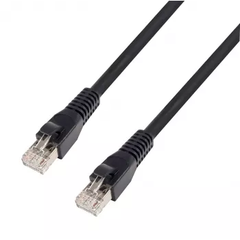 TTL 1812-HD-05 cable de parcheo Cat.6a HDBaseT 0,5m negro