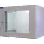 RESISTER Rack de red de 19 inch Pro Aktiv - IP54/IP55 - Puerta con cristal - 12U - 600x600 mm - Ventilador activo - Filtro - Gris claro (RAL 7035)