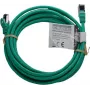 IT-BUDGET Cable de parcheo Premium de cobre macizo - Flex AWG 26 - Cat.8.1 - 2000 MHz - libre de halógenos - PoE+ - 40 Gbit - Verde - 5 m
