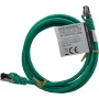 IT-BUDGET Cable de parcheo Premium de cobre macizo - Flex AWG 26 - Cat.8.1 - 2000 MHz - Libre de halógenos - PoE+ - 40 Gbit - Verde - 3 m