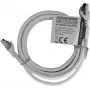 IT-BUDGET Cable de parcheo Premium de cobre macizo - Flex AWG 26 - Cat.8.1 - 2000 MHz - libre de halógenos - PoE+ - 40 Gbit - Blanco - 2 m (90ITBFLEX81PK2W)