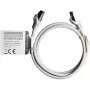 IT-BUDGET Cable de parcheo Premium de cobre macizo - Flex AWG 26 - Cat.8.1 - 2000 MHz - libre de halógenos - PoE+ - 40 GBit - Gris - 1,5 m (90ITBFLEX81PK15G)