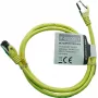 IT-BUDGET Cable de parcheo Premium de cobre macizo - Flex AWG 26 - Cat.8.1 - 2000 MHz - Libre de halógenos - PoE+ - 40 Gbit - Amarillo - 1 m