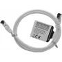 IT-BUDGET Cable de parcheo Premium de cobre macizo - Flex AWG 26 - Cat.8.1 - 2000 MHz - libre de halógenos - PoE+ - 40 GBit - Blanco - 1 m (90ITBFLEX81PK1W)