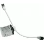 IT-BUDGET Cable de red Full Copper Premium Patch - Slim AWG 28 - Cat.8.1 - 2000 MHz - libre de halógenos - PoE+ - 40 Gbit - blanco - 0,25 m