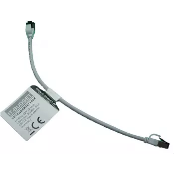 IT-BUDGET Cable de red Full Copper Premium Patch - Slim AWG 28 - Cat.8.1 - 2000 MHz - libre de halógenos - PoE+ - 40 Gbit - gris - 0,50 m (90ITBSLIM81PK050G)