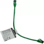 IT-BUDGET Cable de red Full Copper Premium Patch - Slim AWG 28 - Cat.8.1 - 2000 MHz - libre de halógenos - PoE+ - 40 Gbit - verde - 0,50 m