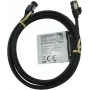 IT-BUDGET Cable de red Full Copper Premium Patch - Slim AWG 28 - Cat.8.1 - 2000 MHz - libre de halógenos - PoE+ - 40 Gbit - negro - 2 m