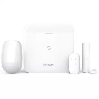 Kit de vigilancia NVR de 4 canales INKOVIDEO INKO-PRO-KIT con 4 cámaras IP 4MP, HDD 2TB, PoE, visión nocturna, IP66