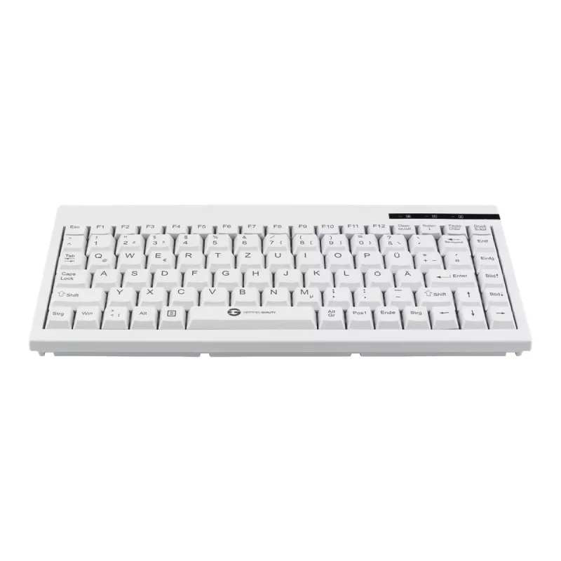 GETT GCQ CleanType Easy Basic teclado compacto - USB - Negro - IP68 lavable