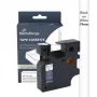 MediaRange cartucho de cinta de etiquetas Dymo D1 compatible 19mm x 7m Negro sobre blanco (MRDY45803)