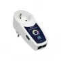 ROLINE AK Secure Socket Switch 1x Schutzkontakt, 1,5 m, negro