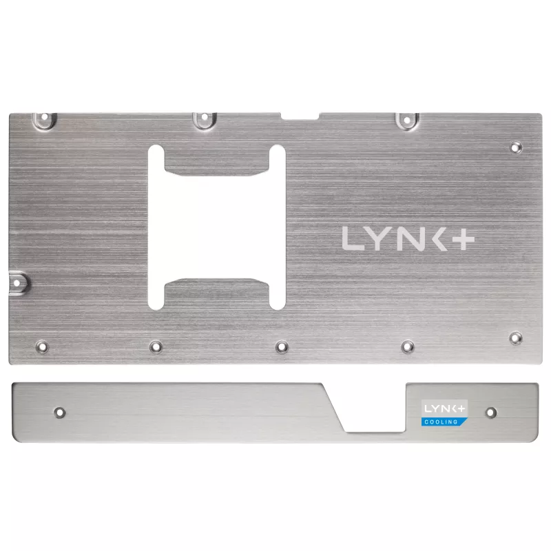LYNK+ 5090 Plate Kit Zotac Silver - GPU Backplate para modding RTX 5090