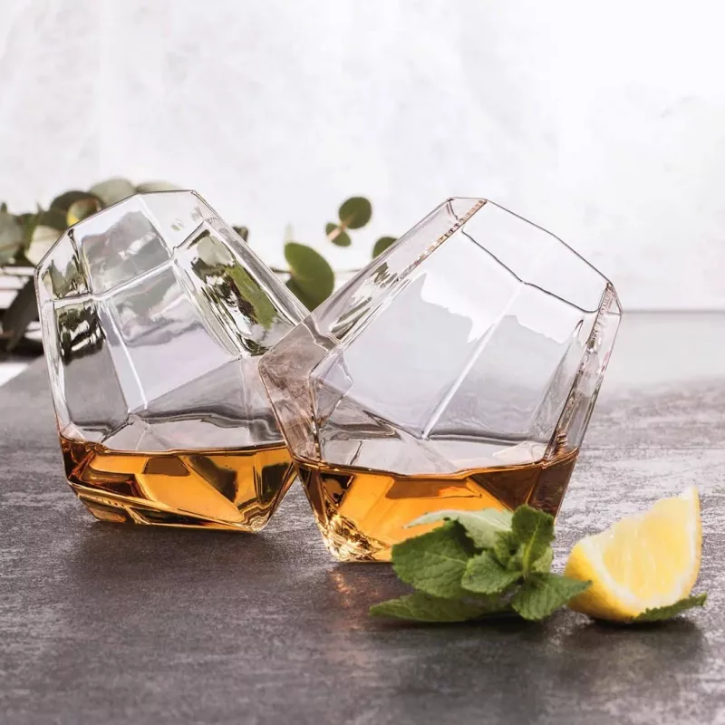 Thumbs Up Mad Monkey Set 2 vasos de whisky Diamond transparente 300 ml