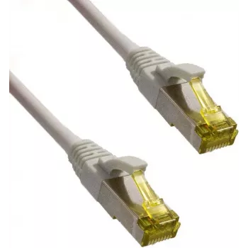 IT-BUDGET Cable de red patch Premium cobre puro - Super Flex TPE - Cat.6A - con cable Cat.7 - 600 MHz - libre de halógenos - PoE+ - 10 GBit - gris - 3 m (90ITBFLEX6A7PK3G)