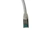 Latiguillo IT-BUDGET Full Copper Premium - Cat.6A - 500 MHz - libre de halógenos - PoE+ - AWG 26/7 - gris - 0,50 m
