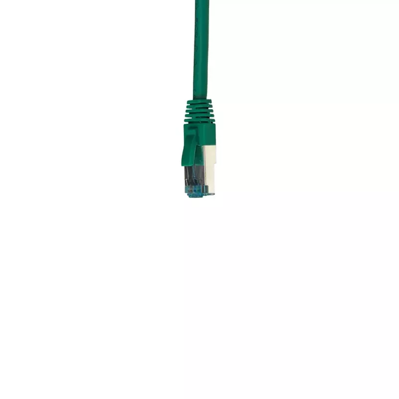 Latiguillo IT-BUDGET Full Copper Premium Cat.6A 500 MHz LSZH PoE+ AWG 26/7 verde 1,5 m
