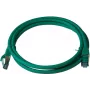 Latiguillo IT-BUDGET Full Copper Premium - Cat.6A - 500 MHz - libre de halógenos - PoE+ - AWG 26/7 - verde - 15 m
