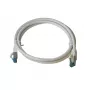 Latiguillo IT-BUDGET Full Copper Premium - Cat.6A - 500 MHz - libre de halógenos - PoE+ - AWG 26/7 - blanco - 20 m