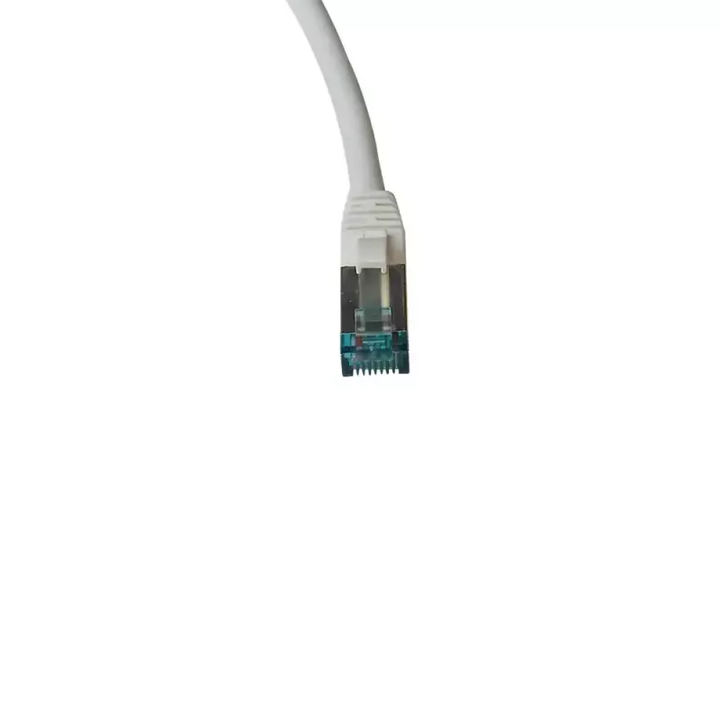 Latiguillo IT-BUDGET Full Copper Premium - Cat.6A - 500 MHz - libre de halógenos - PoE+ - AWG 26/7 - blanco - 20 m