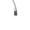 Latiguillo IT-BUDGET Full Copper Premium - Cat.6A - 500 MHz - libre de halógenos - PoE+ - AWG 26/7 - blanco - 20 m