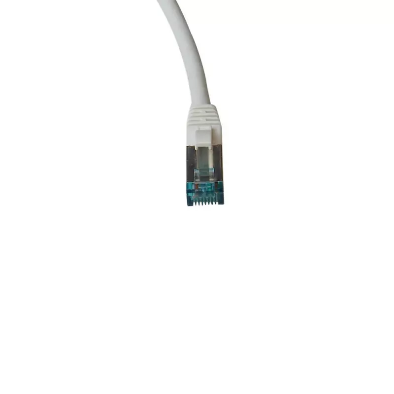 Latiguillo IT-BUDGET Full Copper Premium - Cat.6A - 500 MHz - libre de halógenos - PoE+ - AWG 26/7 - blanco - 20 m