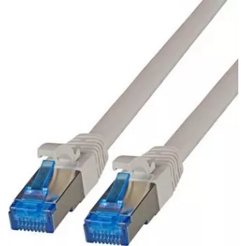 Latiguillo IT-BUDGET Premium - Super Flex TPE - Cat.6A - 500MHz - LSZH - PoE+ - AWG 27 - gris - 0,25 m