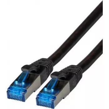 Latiguillo IT-BUDGET Full Copper Premium - Super Flex TPE - Cat.6A - 500MHz - LSZH - PoE+ - AWG 27 - negro - 1,50 m
