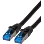 Latiguillo IT-BUDGET Full Copper Premium - Super Flex TPE - Cat.6A - 500MHz - LSZH - PoE+ - AWG 27 - negro - 1,50 m