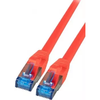 Latiguillo IT-BUDGET Premium - Super Flex TPE - Cat.6A - 500MHz - LSZH - PoE+ - AWG 27 - rojo - 1,50 m