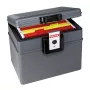 No Fire First Alert 2037FE caja fuerte portátil - cierre de llave - negro/gris - 410x324x127 mm