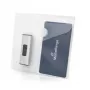MEDIARANGE caja para memorias USB con 2 compartimentos y orificios, pack de 10, transparente