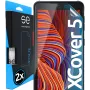 smart.engineered 2x3D protector de pantalla para Samsung Galaxy Xcover 5 transparente (pack de 2)