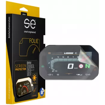 smart.engineered se Película protectora anti-reflejo 3D para salpicadero cockpit para BMW, pack de 2